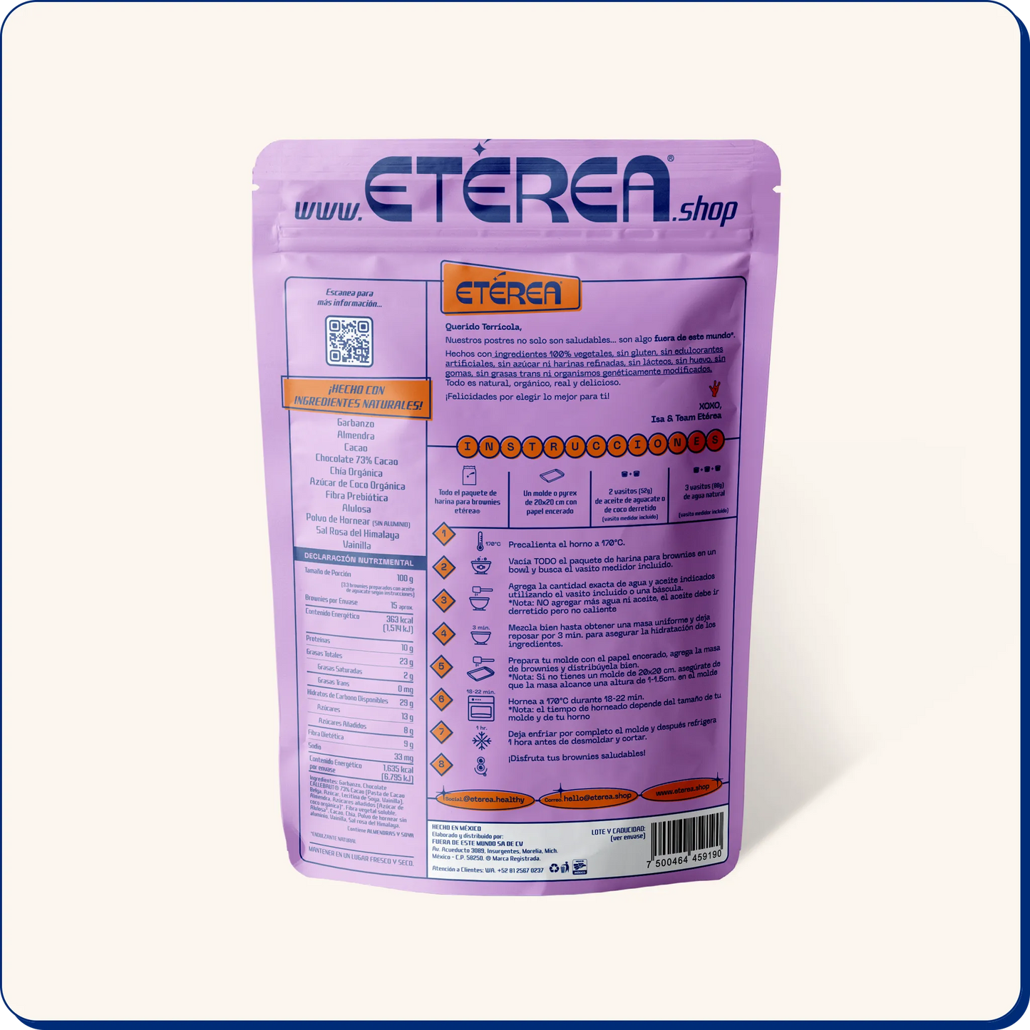 Brownie Mix 330 gr. (Smartly Sweetened)