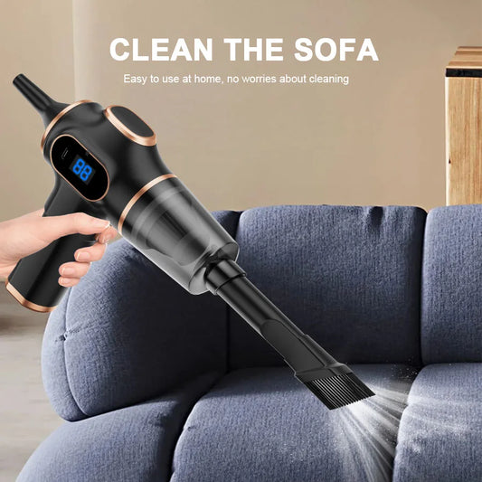 New Cordless Car Vacuum Cleaner ABS, Household Appliance, Sofa, Office, High Power Home Cleaning Machine, Mini Carpet Vacuum