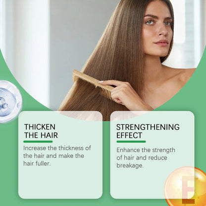 Champú espesante, Control de aceite, aumento de volumen, fortalece los hebras, Reduce la rotura, reparación nutritiva, champú para el cuidado del cabello de romero