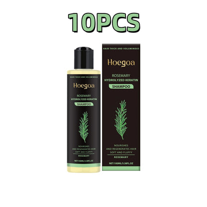Champú espesante, Control de aceite, aumento de volumen, fortalece los hebras, Reduce la rotura, reparación nutritiva, champú para el cuidado del cabello de romero