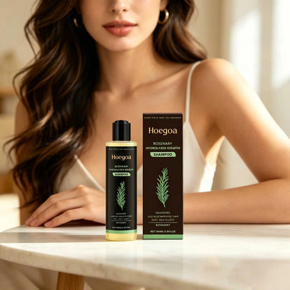 Champú espesante, Control de aceite, aumento de volumen, fortalece los hebras, Reduce la rotura, reparación nutritiva, champú para el cuidado del cabello de romero