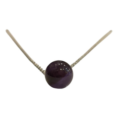 Cuarzo En Esfera Dije Con Cadena