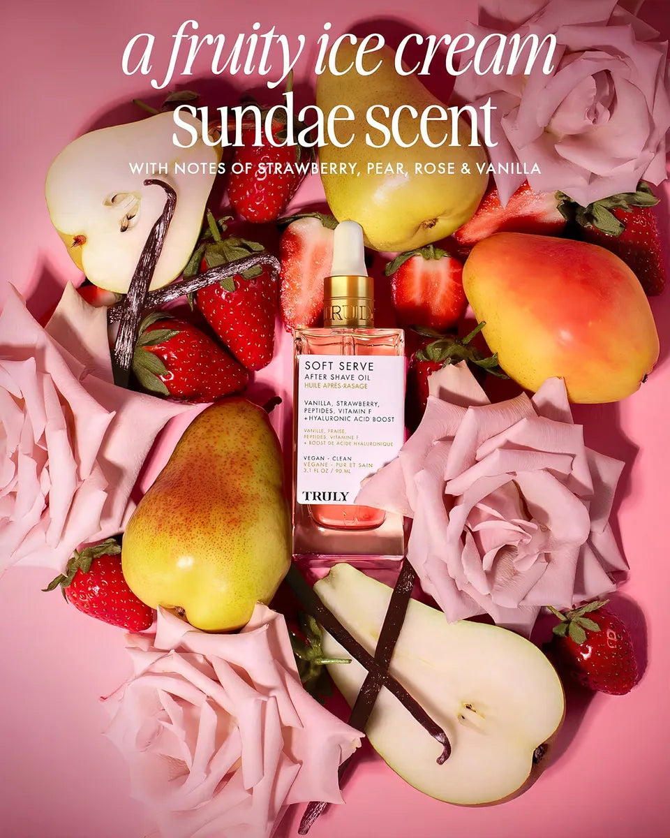 Truly Soft Serve: Aceite Post-Afeitado (Tratamiento Pos-t Depilado) 90ML