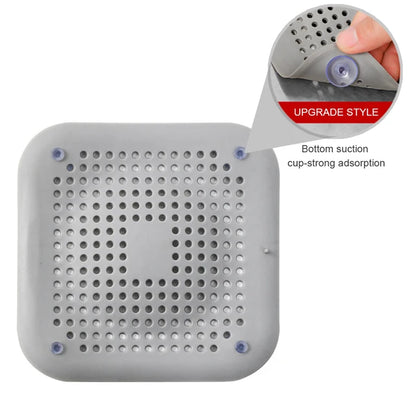 Filtro de silicona para desagües de fregadero, ducha y bañera, atrapapelos para fregadero de cocina, accesorios de baño