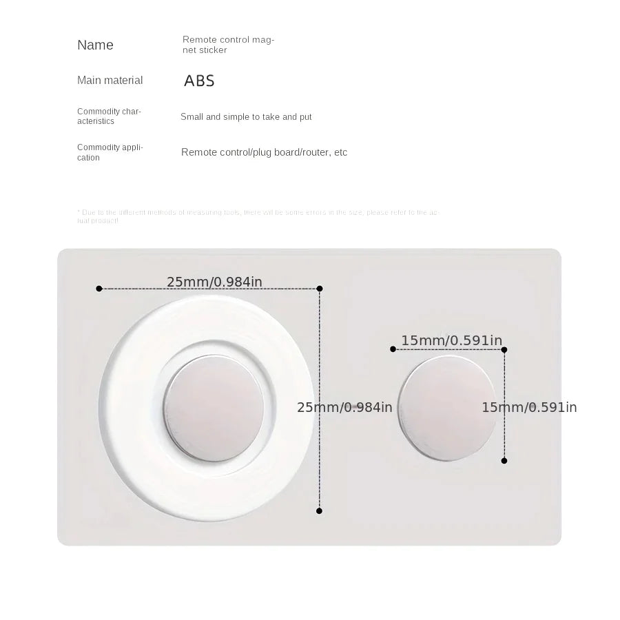 Soporte Magnético para Control Remoto, Soporte Adhesivo para Control Remoto, Soporte para Control Remoto de TV con Fuerte Sujeción para el Hogar y la Oficina