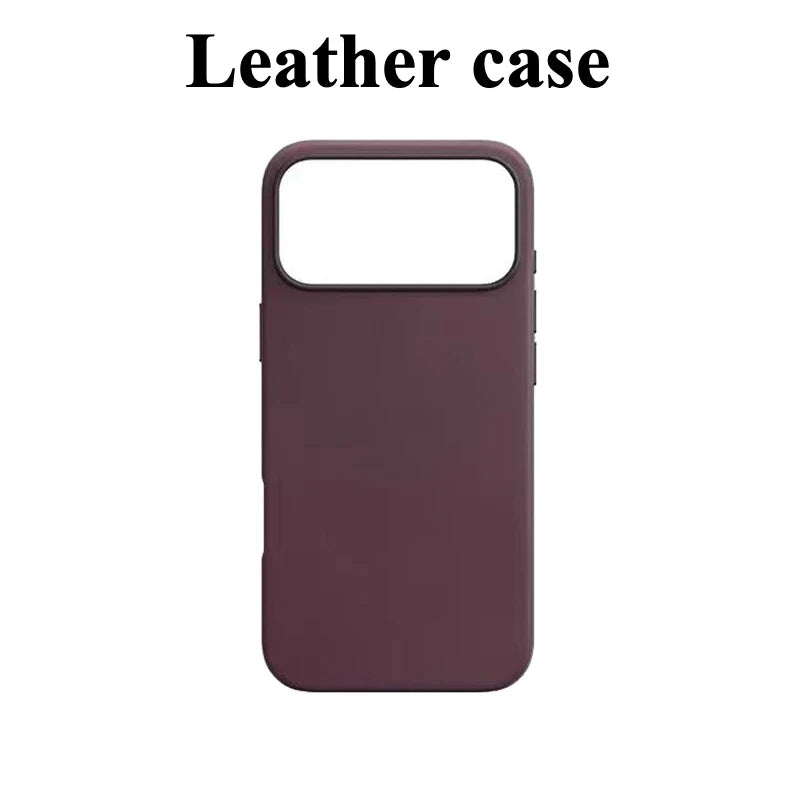 Funda de cuero para Apple Magsafe para IPhone 17 Pro Max 17 Air, 16 Pro Max con caja