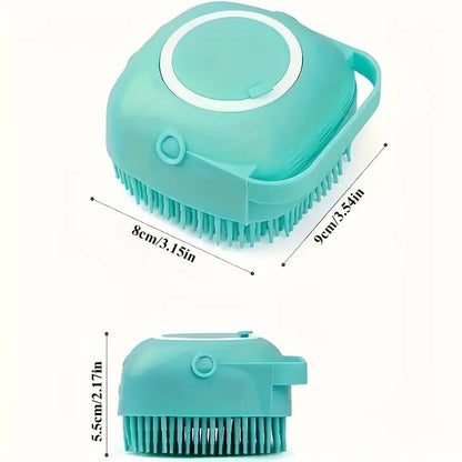 Herramienta Comercial para Baño y Aseo de Mascotas, Duradera para Eliminar el Pelo Suelto 8.5 cm, Silicona, para Uso en Salón, Ahorra Tiempo