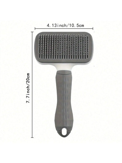 Cepillo desenredante universal para mascotas, masajea nudos y alfombrillas. 19cm, para cabello largo/corto, calmante
