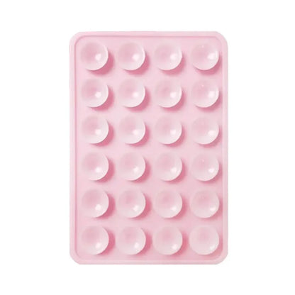 Soporte de silicona para teléfono con ventosa, soporte de pared con ventosa multifuncional, cuadrado, antideslizante, funda de un solo lado, pegatina trasera
