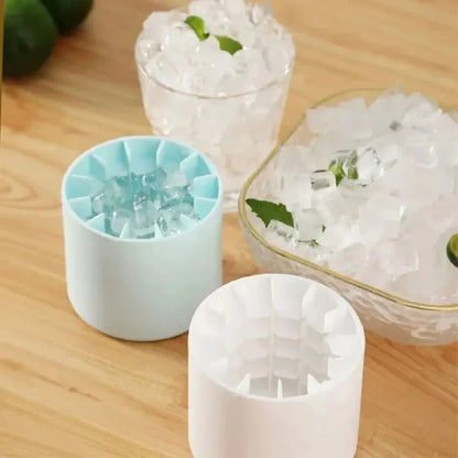 Molde de silicona para cubitos de hielo, cubitera redonda, para verano, DIY, para refrigerador, máquina de hacer hielo, molde creativo para cubitos de hielo, utensilios de bar