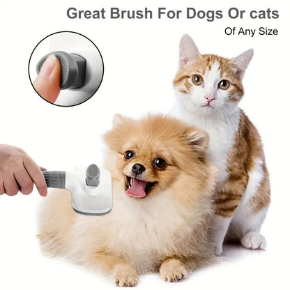 Cepillo desenredante universal para mascotas, masajea nudos y alfombrillas. 19cm, para cabello largo/corto, calmante