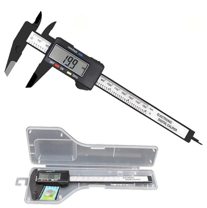 Calibrador digital electrónico, conversión de pulgadas y milímetros, pantalla LCD, herramienta de medición de calibrador de 0-6 pulgadas, apagado automático