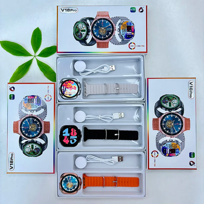 Nueva moda reloj inteligente 2025 Bluetooth llamada hombre mujer ritmo cardíaco salud monitoreo deportes impermeable Smartwatch para Android IOS