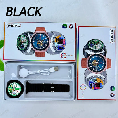 Nueva moda reloj inteligente 2025 Bluetooth llamada hombre mujer ritmo cardíaco salud monitoreo deportes impermeable Smartwatch para Android IOS