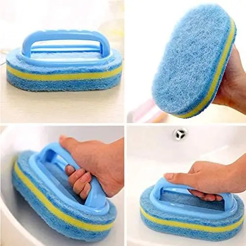 Cepillo de Limpieza Multiusos con Mango Ergonómico para Baño, Cocina y Fregado de Inodoros