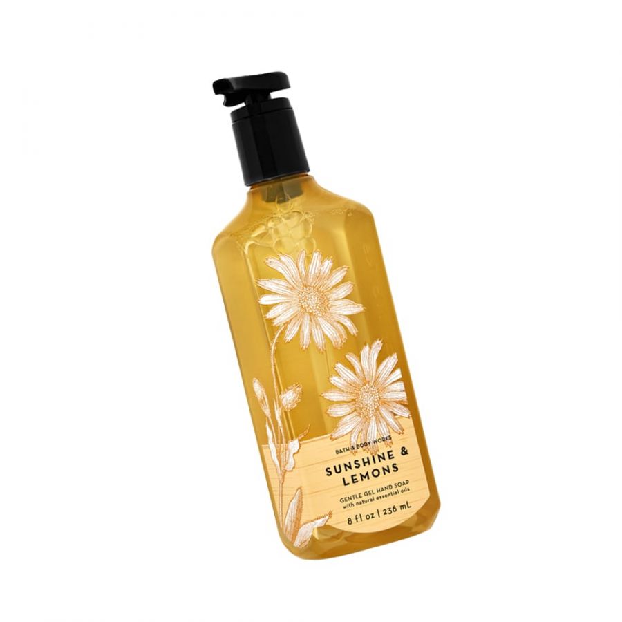 BATH AND BODY WORKS gentle gel hand soap 236ml sunshine & lemons